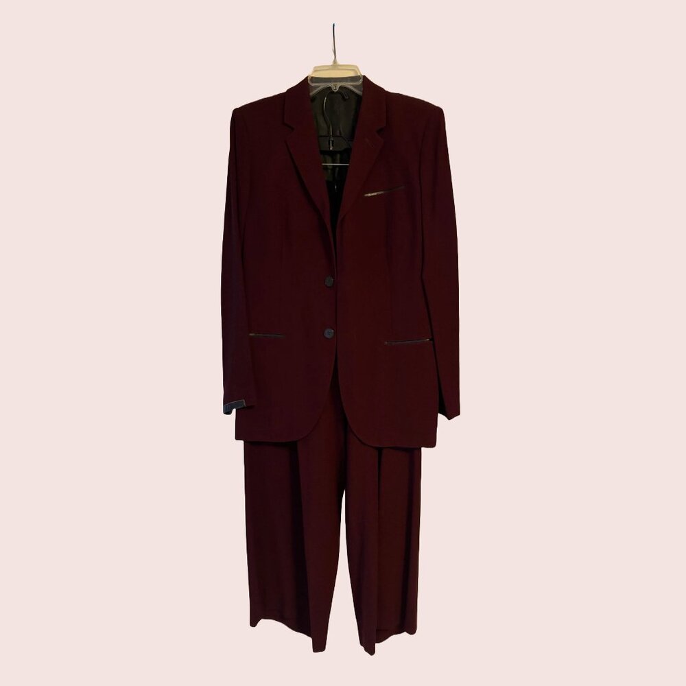 Vintage Jean Paul Gaultier Burgundy Pant Stuit